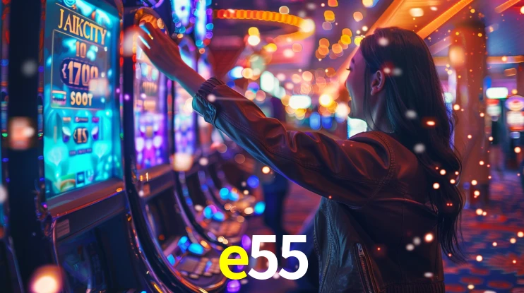 Sinta a adrenalina dos jogos de cassino com e55